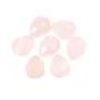 Quarzo rosa sfaccettato a goccia cabochon 8x10mm x 1pc