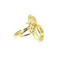 Einstellbarer Ring für runden Cabochon 6 & 10mm - Vergoldet x 1St