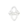 Adjustable ring for cabochon drop & triangle - Silver 925 x 1pc