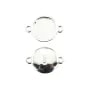 Intercalaire pour cabochon rond 10mm - Argent 925 x 1pc