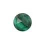Malachite sfaccettata rotonda cabochon 10 mm x 1 pz