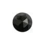 Cabujón redondo facetado de Obsidiana 10mm x 1ud