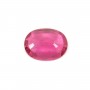 Tourmaline rose à sertir, taille ovale 6x8mm x 1pc