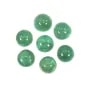 Cabochon Emeraude rond 4-5mm x 1pc