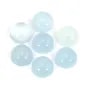 Cabochon aigue marine rond 10mm  x 1pc