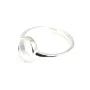 Bague réglable pour cabochon rond 8mm - Argent 925 x 1pc