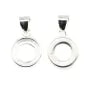 Pendentif pour cabochon rond 8mm - Argent 925 x 1pc