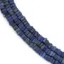 Lapis Lazuli rondelle carré 2x4mm x 39cm