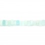 Amazonite rondelle carré 2x4mm x 39cm