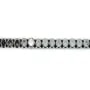 Hématite rondelle carré facetté 1.2x2mm x 39cm