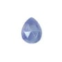Blauer Aventurin Cabochon Tropfen facettiert 8x10mm x 1pc