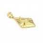 Pendente de diamante para gota de cabochão 8x10mm - Ouro x 1pc