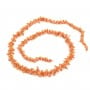Rote Koralle Natur Barock Tube x 50cm