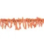 Rote Koralle Natur Barock Tube x 50cm