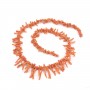 Rote Koralle Natur Barock Tube x 50cm