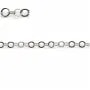 Sterling Silver 925 Chaine round flat 3.5mm x 50cm