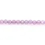 Oxyde de zirconium violet rond facetté 2mm x 38cm