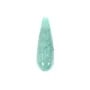 Amazonite goutte semi percé 7x23mm x 1pc