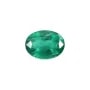 Emeraude à sertir, taille ovale 4-6 x 6-8mm x 1pc