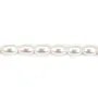 White drop-shape freshwater pearls on thread 9-13mm x 40cm