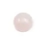 Cabochon Quartz Rose Rond-plat 6mm x 10pcs