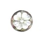 Cabujón Camafeo Madreperla flor redondo 12mm x 1pc
