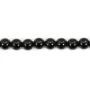 Spinell schwarz rund 4mm x 38cm