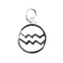 Charm astrological sign 10x15mm - Aquarius - Silver 925 x 1pc