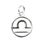 Charm signo astrológico 10x15mm - Libra - Prata 925 x 1pc