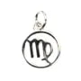Charm signo astrológico 10x15mm - Virgem - Prata 925 x 1pc