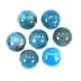 Cabochão de apatite redondo 6mm x 1 unidade