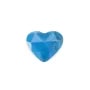 Apatite sfaccettata cuore cabochon 9x10mm x 1pc