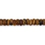 Occhio di tigre rotondo - Heishi - 2x4mm x 39cm