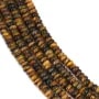 Oeil de Tigre rondelle - Heishi - 2x4mm x 39cm