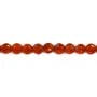 Cornaline Ronde Plate 8mm x 5 st  