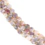 Tourmaline Fleur de Prunier rond facetté 8mm x 38cm