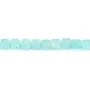 Amazonite du Pérou cube facetté 4.5mm x 38cm