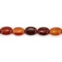 Cornaline Ovale 10x14mm x 4 pcs