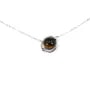 Catena a maglia forzata per perla completamente forata - Argento 925 rodio x 40cm