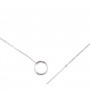 Chaîne maille forçat pour perle entièrement percée - Argent 925 rhodié x 40cm