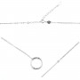 Cadena de eslabones forzados para perlas completamente perforadas - Plata 925 rodinada x 40cm