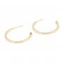 Nail Hoop to decorate with round end 30mm - Gold x 2pcs