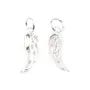 Wing Charm 5x19mm - Sterling Silver x 1pc