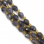 Cordierite (Iolite) olive faceted 5x6mm x 38cm (48 pieces)