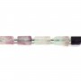 Fluorita barroca 7x11mm x 39cm (31 piezas)
