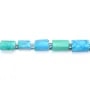 Turchese ricostruito barocco 7x11mm x 40cm (29 pezzi)
