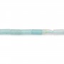 Amazonite tube 2x4mm x 39cm