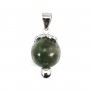 Asola a fiore per perla completamente forata (10mm) - 23mm - Argento 925 rodio x 1pz