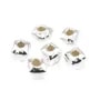Square bead 3mm - 925 Silver x 6pcs