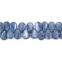 Cyanite goutte plate 8x12mm x 10cm (24pcs)